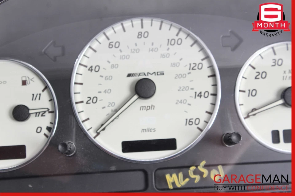 00-03 Mercede W163 ML55 AMG cuadro de instrumentos velocímetro 1635402411 OEM Foto 3 de 4