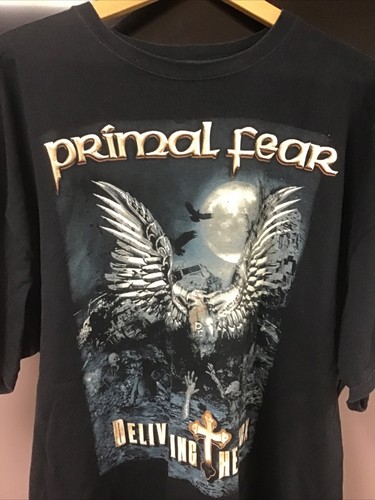 Primal Fear T Shirt - Original 2014 North American Tour Primal Fear VG Condition