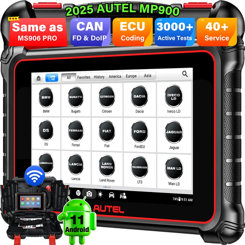 2025 Autel MaxiPRO MP900 KFZ OBD2 Diagnosegerät Alle Steuergerät ECU Codierung - Bild 1 von 13