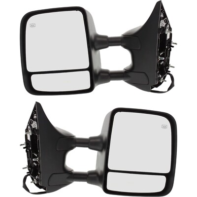 Set of 2 Towing Mirror Power For 2006-2013 Nissan Titan Left and Right