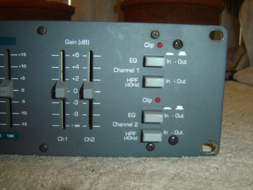 Ashly GQX-1502, Stereo 15 Band Graphic Equalizer, Eq, Rack - Picture 4 of 12