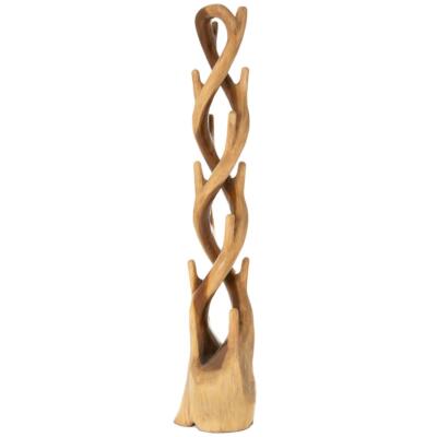 DIVERO Garderobenständer Kleiderständer Mantelständer Garderobe Baumstamm 192cm