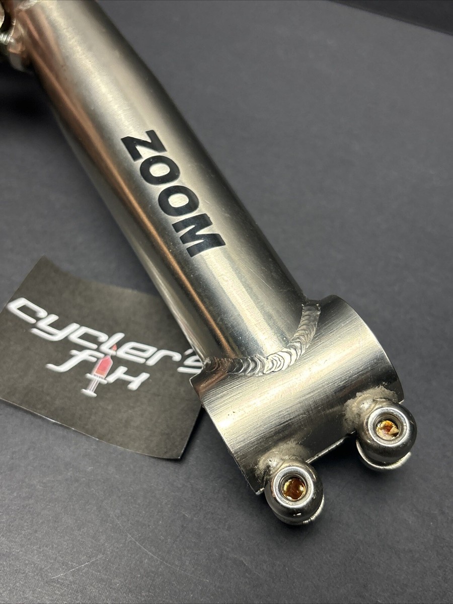 NOS ZOOM 150mm 0° Cr-mo 1 1/8th Stem MTB Gravel Road Bike Fit Fuji
