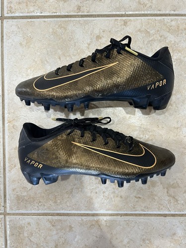 Nike Vapor Untouchable Speed 3 TD P Football Cleats Black/ Gold Size 9