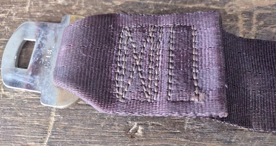 Cutlass Supreme 1985 2 puertas OEM cinturón de seguridad trasero retractor granate FC-7 Foto 3 de 4