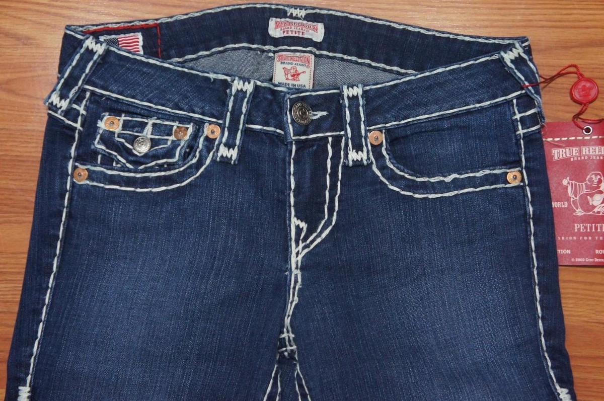 TRUE RELIGION BILLY SUPER T WQ1M26NBT2 MADE IN USA JEANS 26