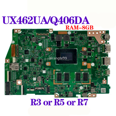 For ASUS UX462DA Q406DA UM462DA Motherboard W/ R3 R5 R7 3th Gen CPU RAM/8GB
