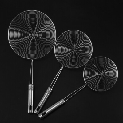 Schiumarola In Acciaio Inox A Spirale: Il Mestolo Forato Per Fritture E Spaetzle (43 Cm)