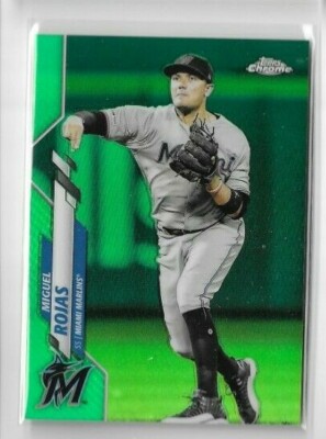 Topps  ルイス・ロバート jr. 緑パラレル 7/99 Miguel Rojas 2020 Topps Chrome Green Refractor Serial #'d 53/99 | eBay