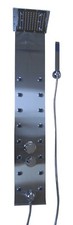 Stainless Steel Thermostatic Shower Tower Panel, Ceramic Disc, 16 Jets Star Head