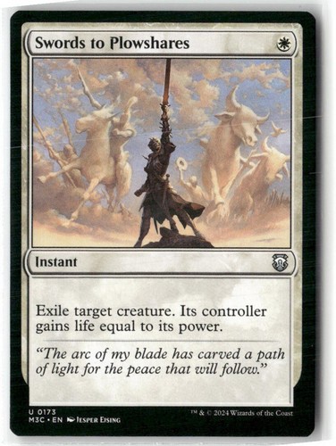 Swords To Plowshares Commander Modern Horizons 3 Magic NM