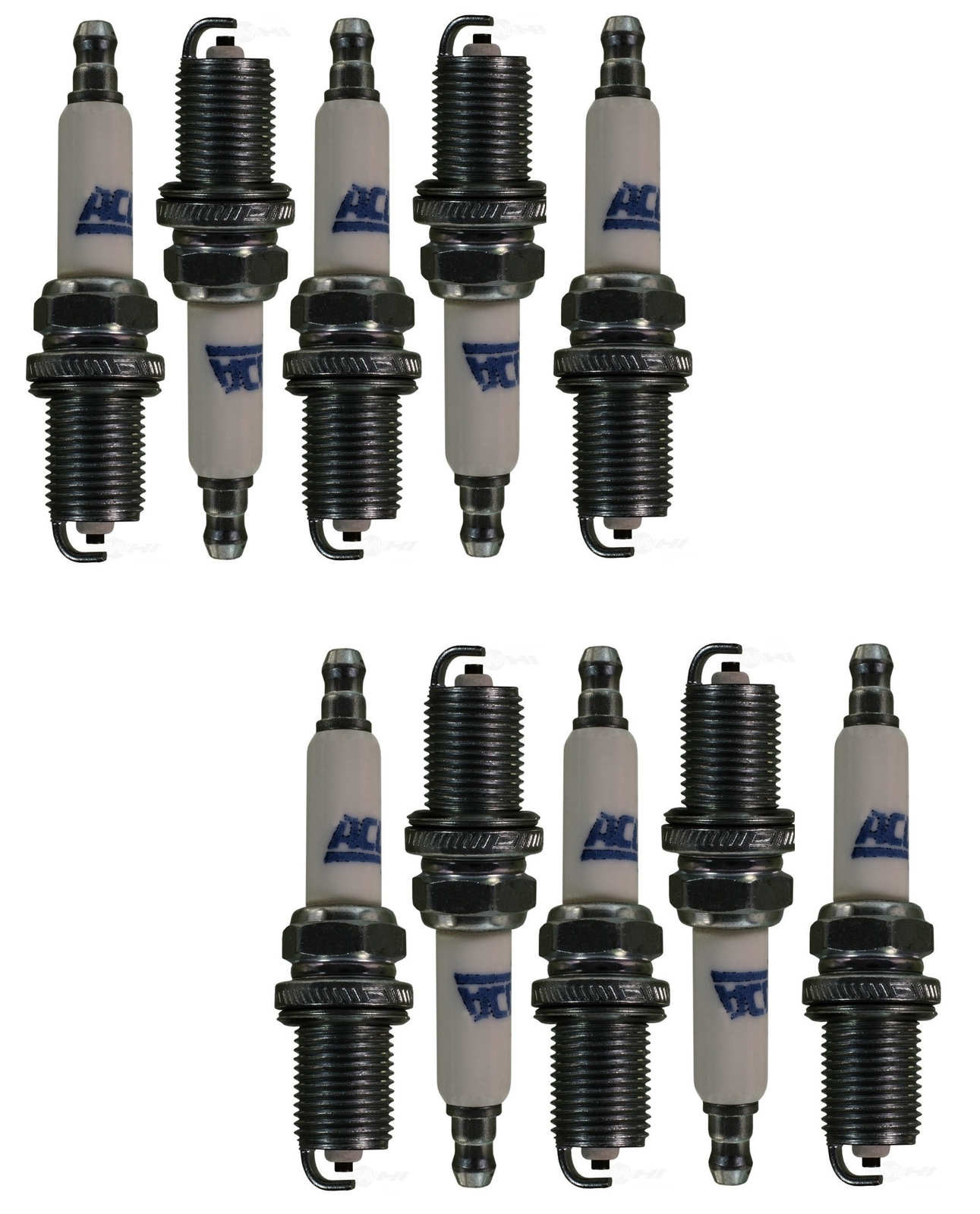 Set Of 10 Spark Plugs AcDelco For Lamborghini Gallardo 5.2L V10 2009-2014
