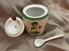 Vintage Noritake Hand Painted 2” Sugar Bowl/Spoon Made In Japan — photo 5