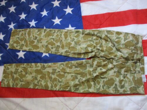 CARHARTT US ARMEE VIETNAM 2. WW FROSCHHAUT ENTENJÄGER Camo SID Chino HOSE 30" - Bild 1 von 14