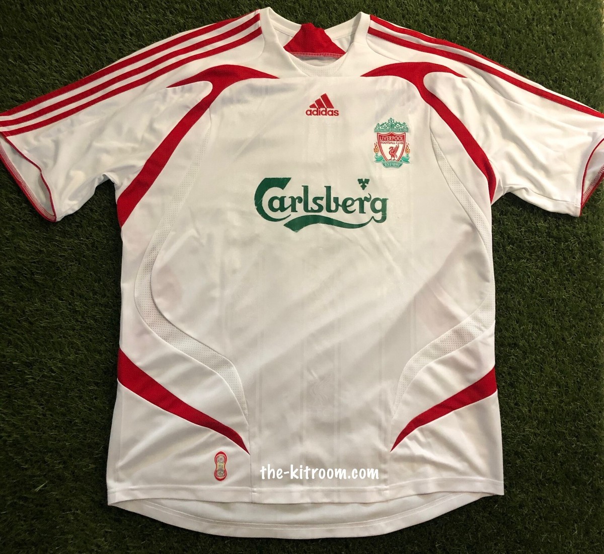 Liverpool Away Football Shirt 2007-08 - Adidas 694745 - Adults XL