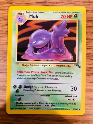 Muk (13/62) Holo Fossil Set Pokemon Card! FAST & FREE P&P! - Picture 18 of 105