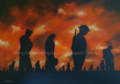 D Day 80th Normandy, Anniversary Remembrance A3 Limited Edition Print. Art