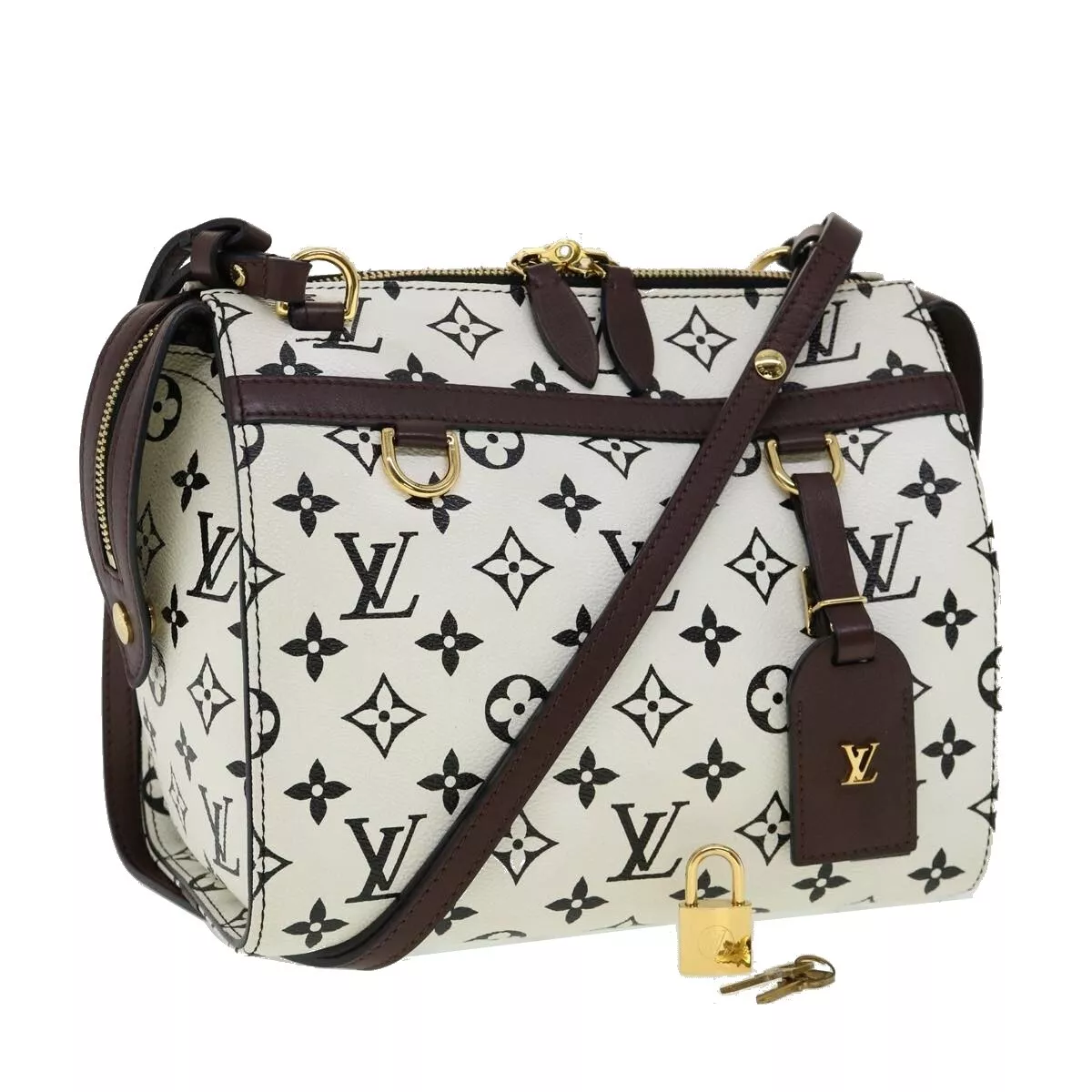 Louis Vuitton Speedy  Bag Monogram Canvas PM White