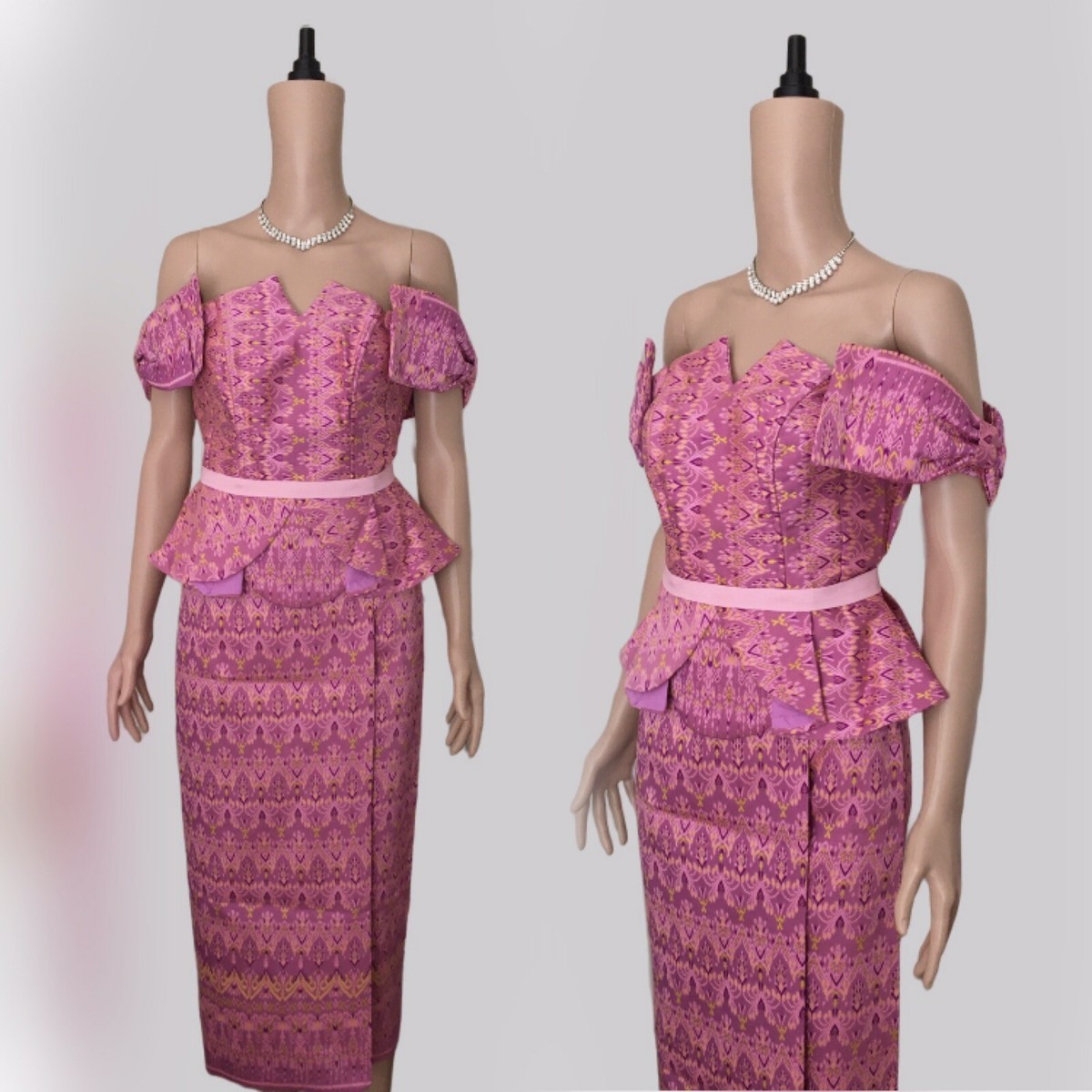 Khmer Traditional Outfit Cambodian Clothes Piece, Khmer