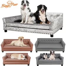Large Spacious Pet Bed Dog Cat Sofa Couch Cushion Puppy Lounge Anti Scratch/Wear