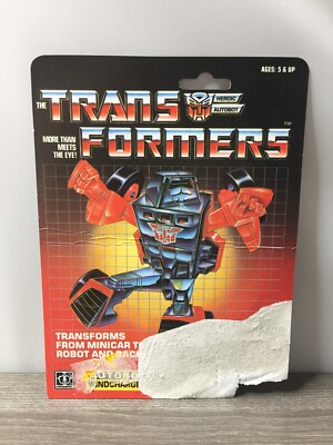 1984 Transformers WINDCHARGER CARDBACK Hasbro G1 Vintage Figure Tech Specs