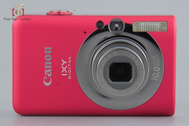 Canon IXY Digital 110 IS Red 10.0 MP Digital Camera w/ Box