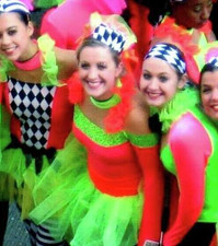 Adult L Tight Walker Circus Dance Costume Custom Design NOT IN CATALOGS 2B