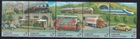 UN Vienna 1997 Transportation, MNH strip of 5, sc#227a
