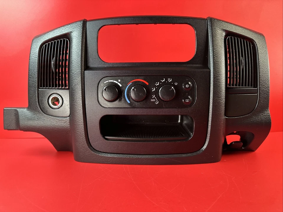 Dodge Ram 1500 2002-2005 y 03-05 2500 3500 tablero radio bisel aire acondicionado panel moldura Foto 3 de 4