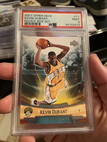 Kevin Durant 2007 Upper Deck Rookie Box Set PSA 9 MINT RC Tough Grade! 🔥📈