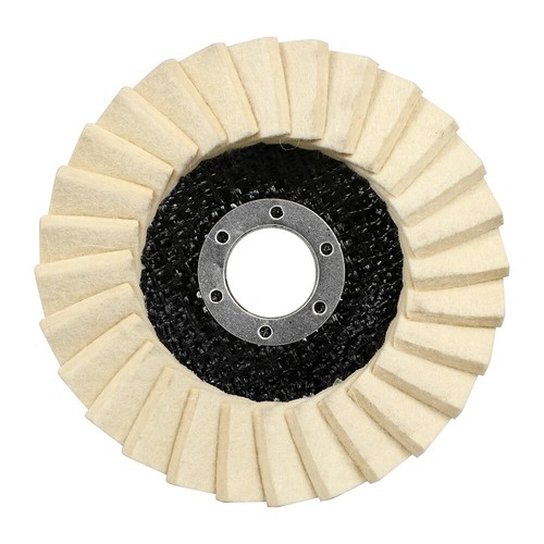 5er-Pack - 4,5"" x 7/8"" BHA Polieren Plus Filz Polieren & Polieren Klappe Scheiben - Bild 4 von 5