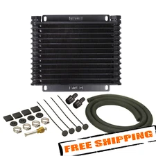 Derale 13613 13 Row Series 9000 Plate and Fin Transmission Cooler Kit