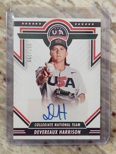 2022 Panini USA Stars & Stripes CNT Signatures - Devereaux Harrison 57/399