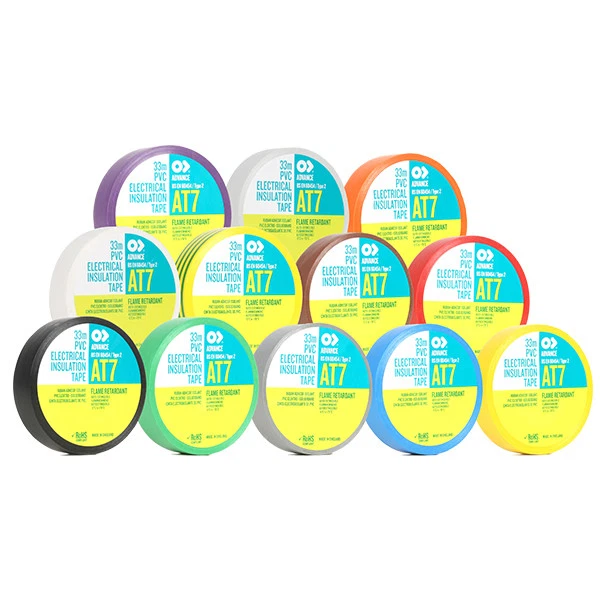 Advance AT7 Self Extinguishing PVC Electrical Tapes Choose Size & Colour