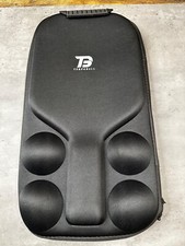 TEBPKBALL Pickleball Sling Bag Adjustable Portable Pickleball Bag - Black