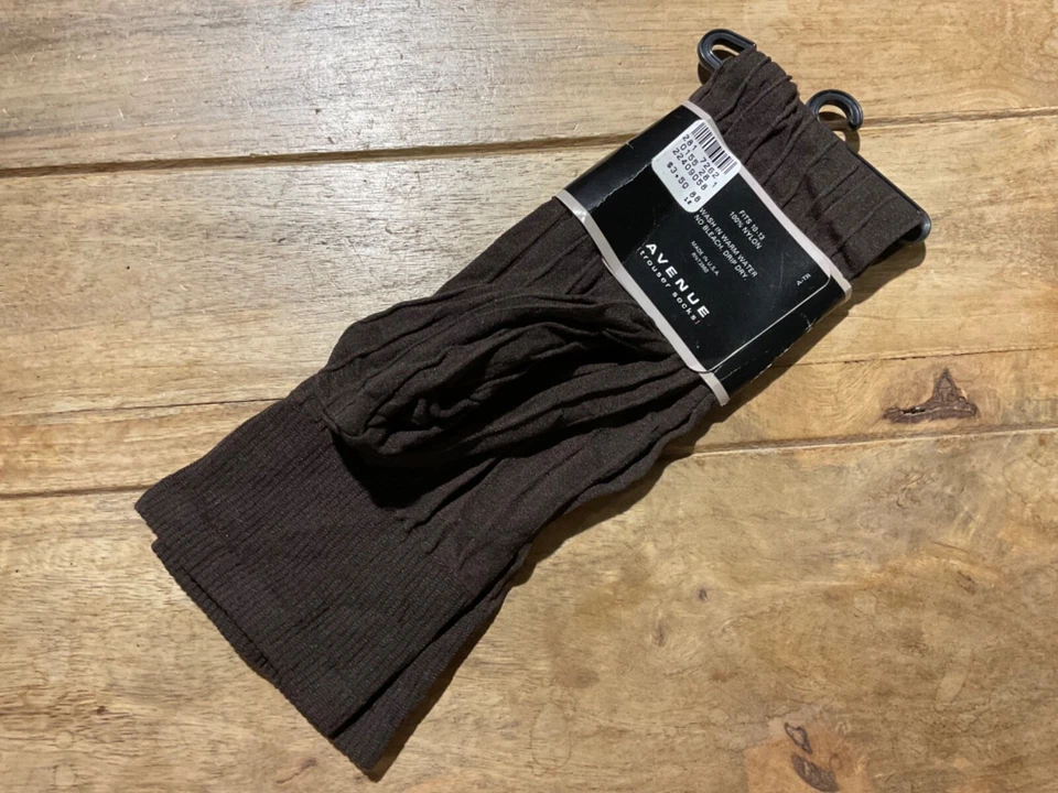 CALCETINES PANTALÓN VINTAGE DEADSTOCK AVENUE (HOMBRE 10-13) MARRÓN Foto 2 de 3