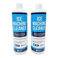 Essential Values Ice Machine Cleaner, Nickel Safe Descaler 2 Pack, 16 fl oz Each