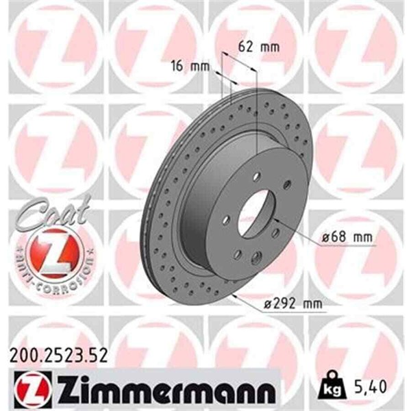 2X Zimmermann Sport Z Bremsscheibe 200.2523.52-image