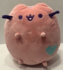 Gund Pusheen Pink Cat Turquoise Heart Missing Ice Cream Sandwich No Tags