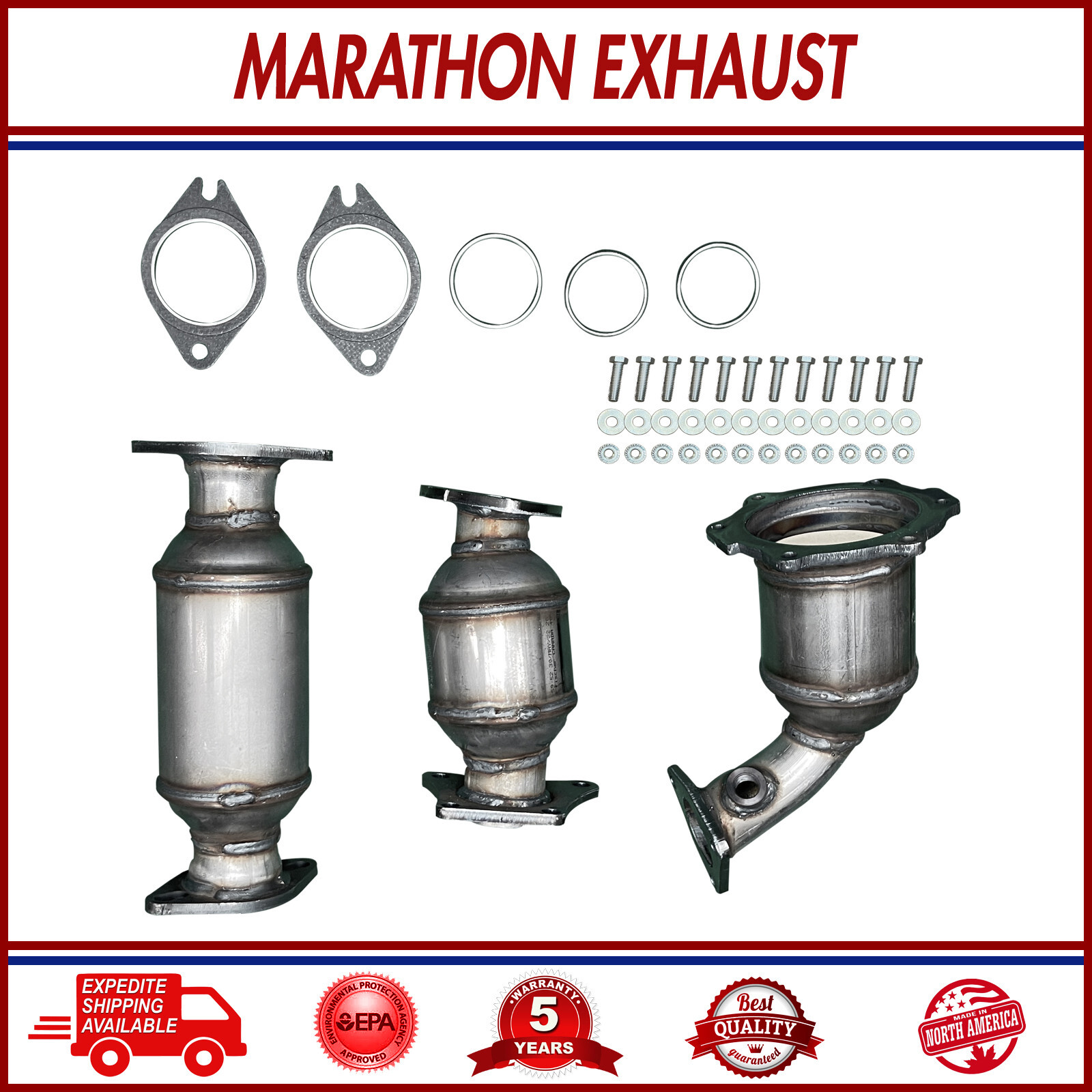 FULL Catalytic Converter Set For 02-04 Infiniti I35 | 02-03 Nissan ...