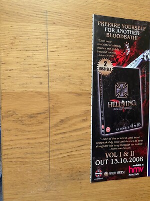 PADA6 ADVERT 11X5 HELLSING V1 & 2