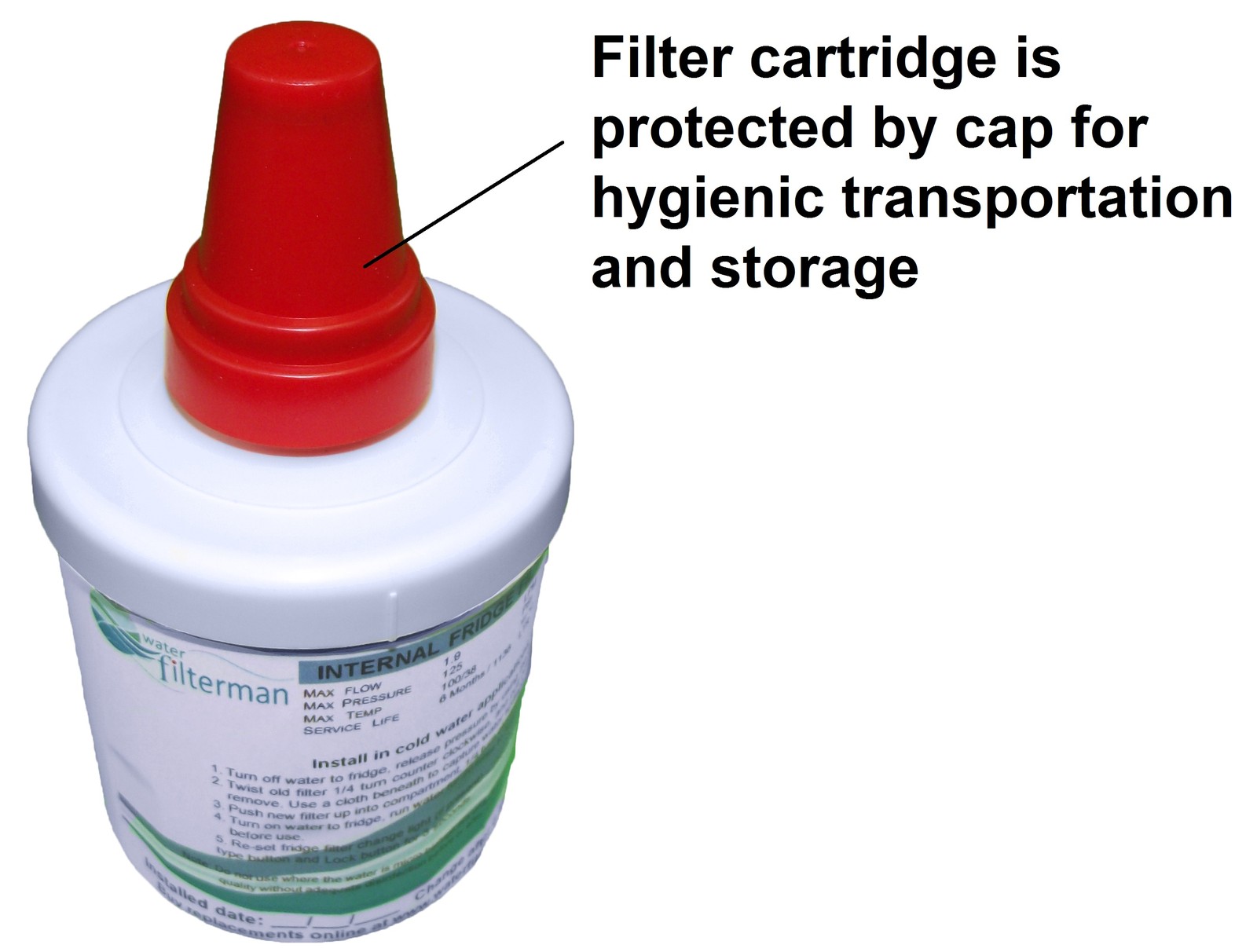 Internal Water Filter fits Samsung Fridges DA6100159B, RSG5UUMH, 4801