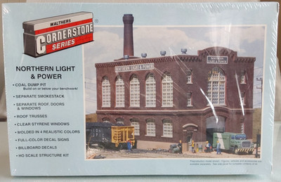 Walthers Cornerstone HO Scale Building/Structure Kit Northern Light Power Plant