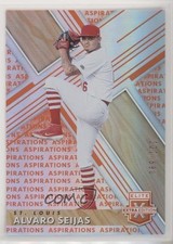 2019 Panini Elite Extra Edition Aspirations Orange 69/100 Alvaro Seijas #158 fm0