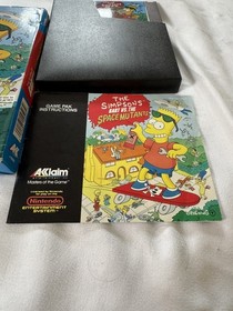 The Simpsons Bart vs Space Mutants NES Nintendo PAL A Boxed Manual Working