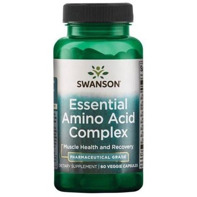 Swanson AjiPure 9 Aminosäuren Komplex Immunität Amino Acids 60 Kapseln
