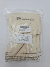 Pangda 100 Pieces Muslin Cotton Drawstring Bags 4 x 6 Inches