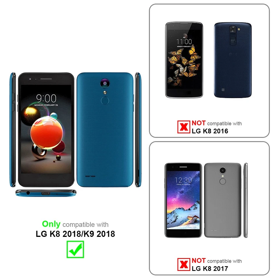 Custodia universale per LG K8 2018 / K9 2018 cellulare con clip da cintura - Immagine 2 di 4