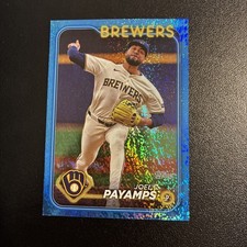 Joel Payamps 2024 Topps Update #US153 Blue Holofoil /999 Brewers