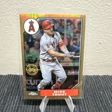 2022 Topps Chrome - 1987 Topps Baseball Mike Trout #87BC-1